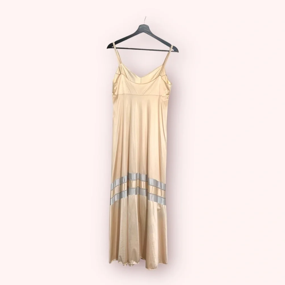 VINTAGE 1970's Vassarette Hollywood Slip Dress Size Small 4/6 - Picture 3 of 8